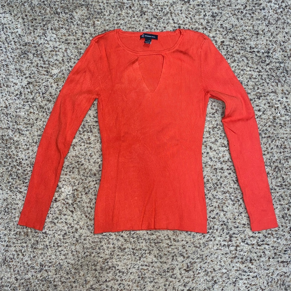 Women's INC Coral Long Sleeve Top